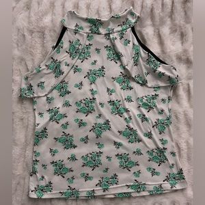 Green Bloom Floral  pattern Soft shirt